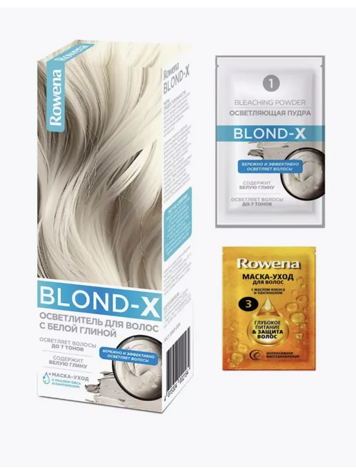Acme Color Осветлитель для волос Rowena BLOND-X с белой глиной, вариант, фото 4