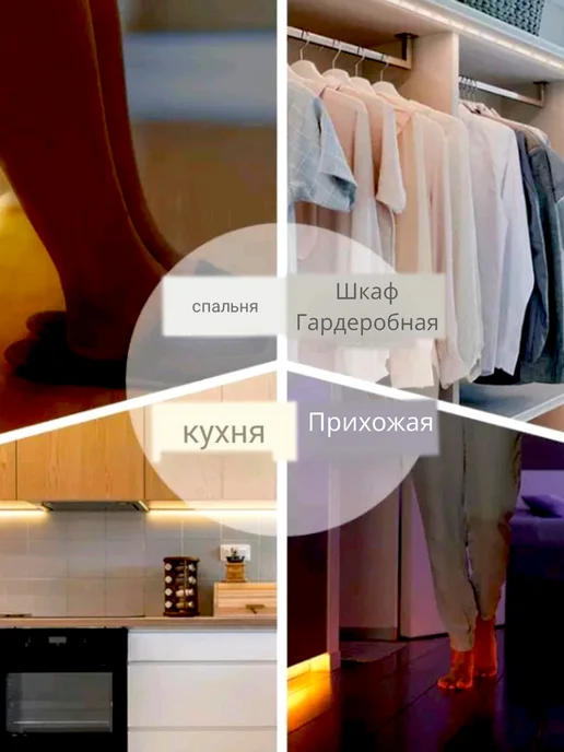 MyVi Светодиодная лента с датчиком движения, белый, фото 7