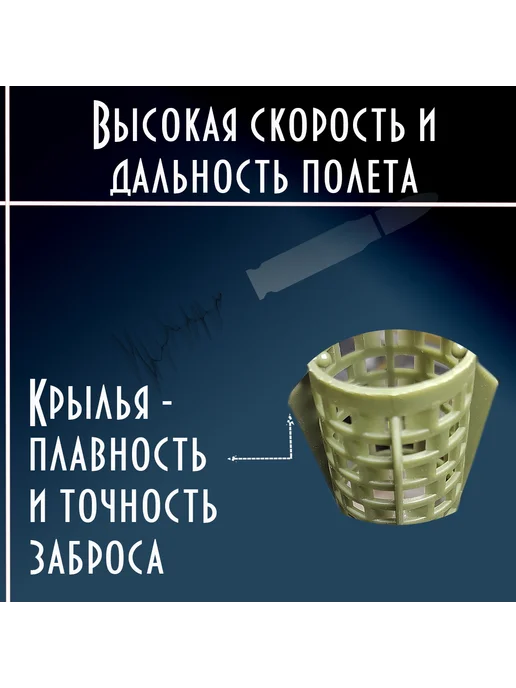 Набор фидерных кормушек Пуля 140гр 3шт, 90 г, 3 шт, фото 3
