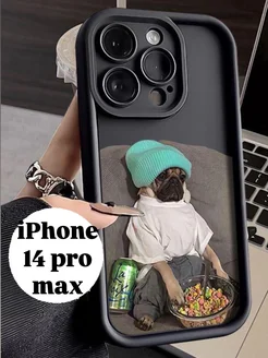 Красивый чехол на IPhone 14 Pro Max объемный с принтом