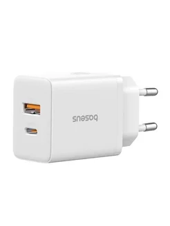 Сетевая зарядка для телефона USB Type-C Type- A, 30W