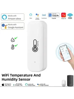 Умный Wi-Fi датчик температуры и влажности Shopping House 278055527 купить за 637 ₽ в интернет-магазине Wildberries