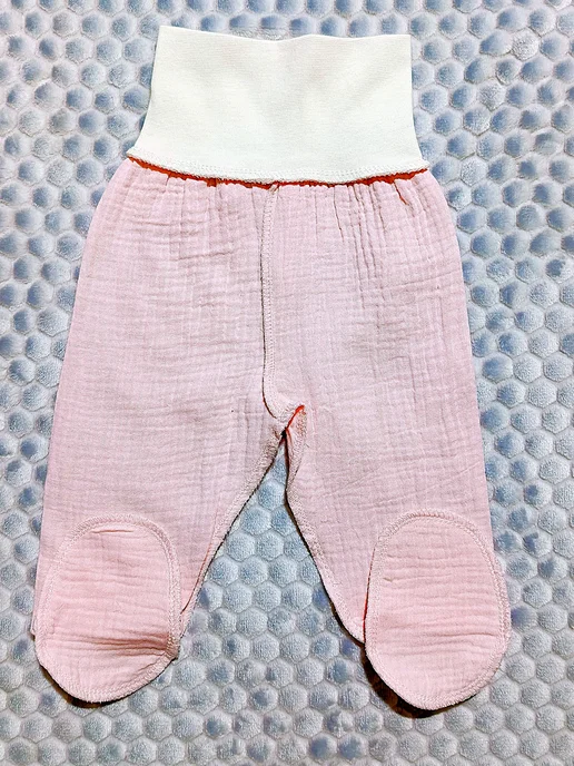 Max & Den kids Муслиновые ползунки для новорожденных, розовый, фото 2