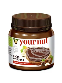 Паста ореховая Your Nut с добавлением какао, 250г