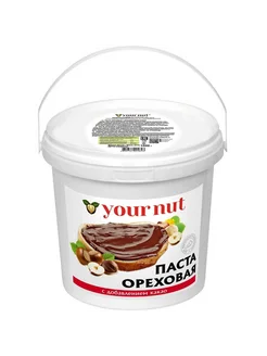 Паста ореховая Your Nut с добавлением какао, 1кг