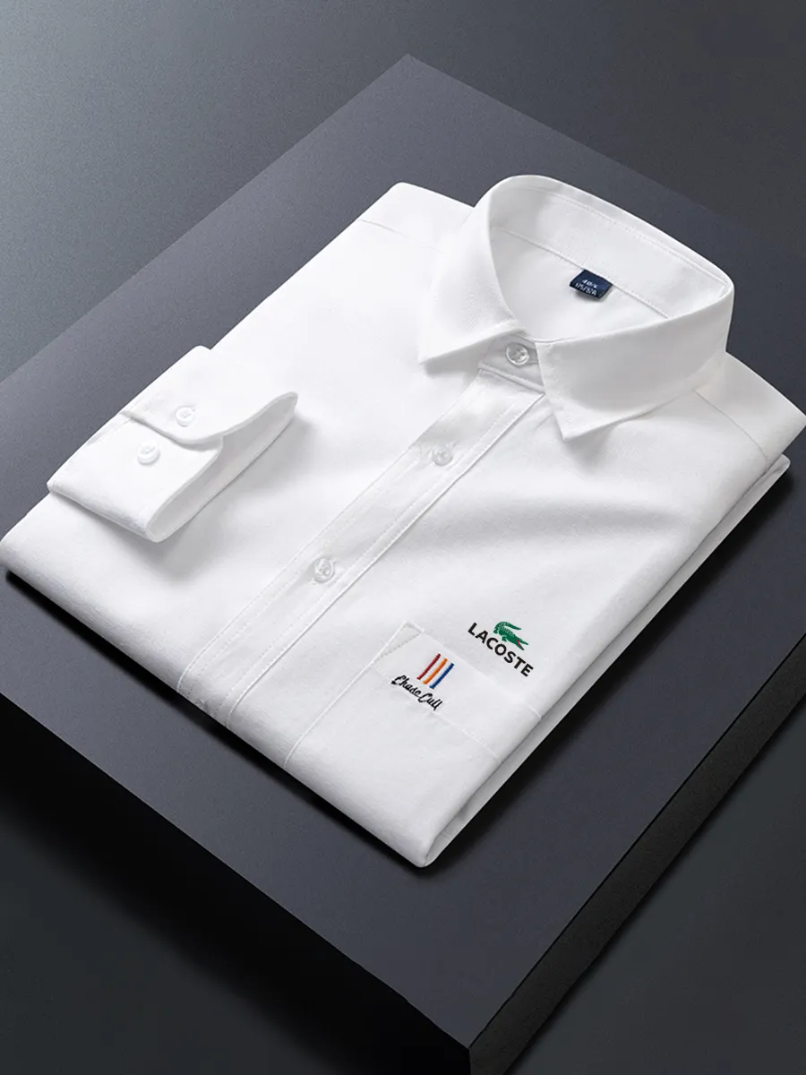 Деловая повседневная универсальная рубашка Lacoste 278249492 купить за 2 080 ₽ в интернет-магазине Wildberries