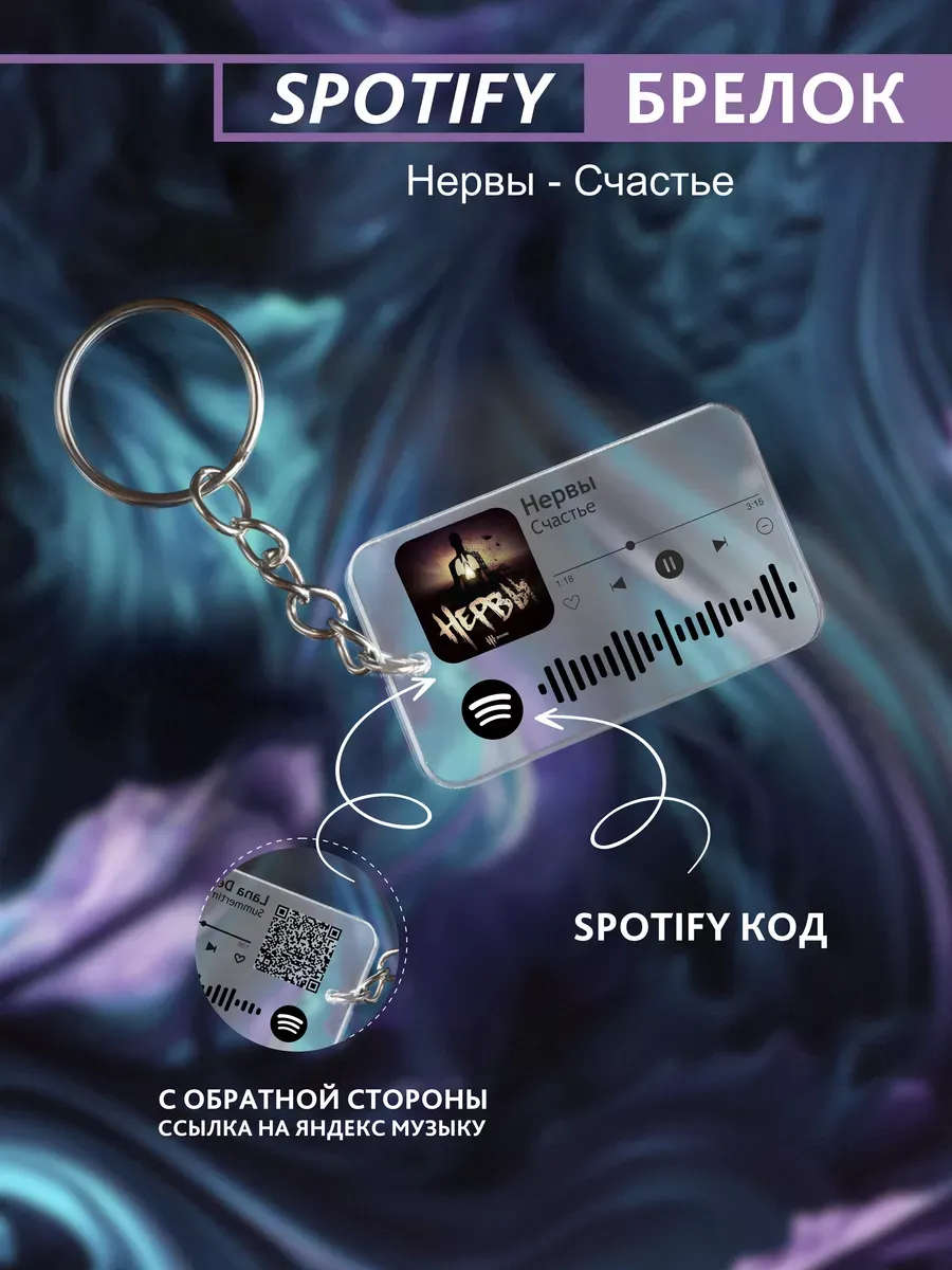 Брелок для ключей спотифай...