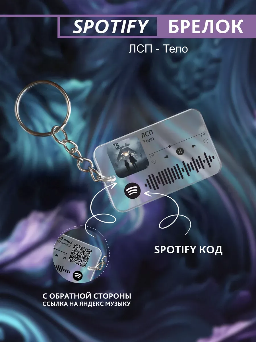 Брелок для ключей спотифай...