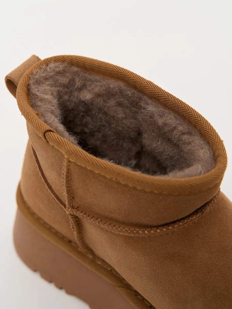 Угги зимние натуральная замша