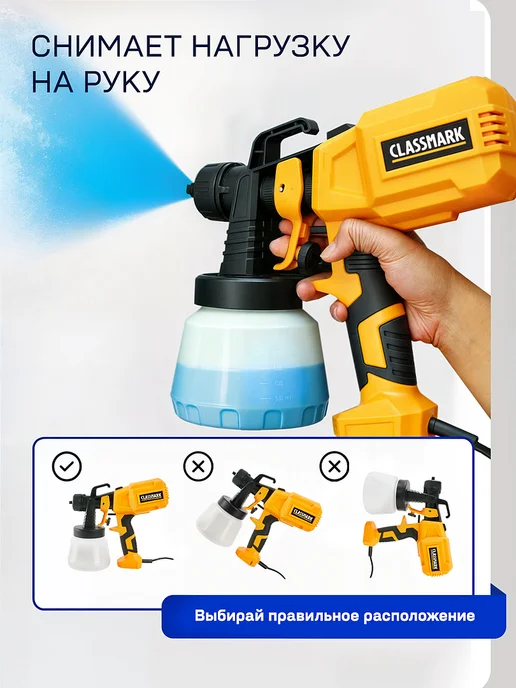 Classmark Краскопульт электрический - пульверизатор для краски, вариант, фото 8