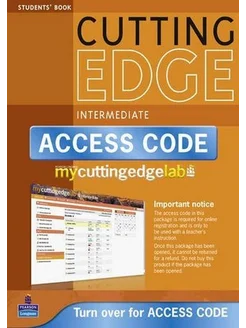 New Cutting Edge Interm Coursebook+ My Lab Access Card Pack