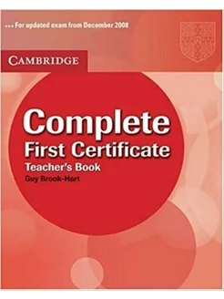 Complete First Certificate Teacher's Book