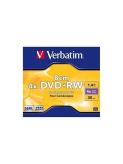 Mini DVD+RW диск 1.4 Gb перезаписываемый