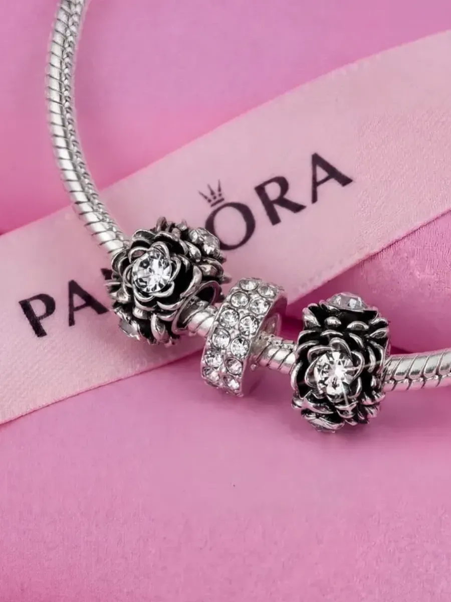 Шармы для браслета pandora набор, 3 шт.