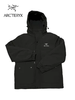 Водоотталкивающая зимняя куртка Arcteryx с капюшоном 278386857 купить за 7 672 ₽ в интернет-магазине Wildberries