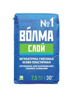 Штукатурка гипсовая Волма Слой 30 кг 278650441 купить за 1 446 ₽ в интернет-магазине Wildberries