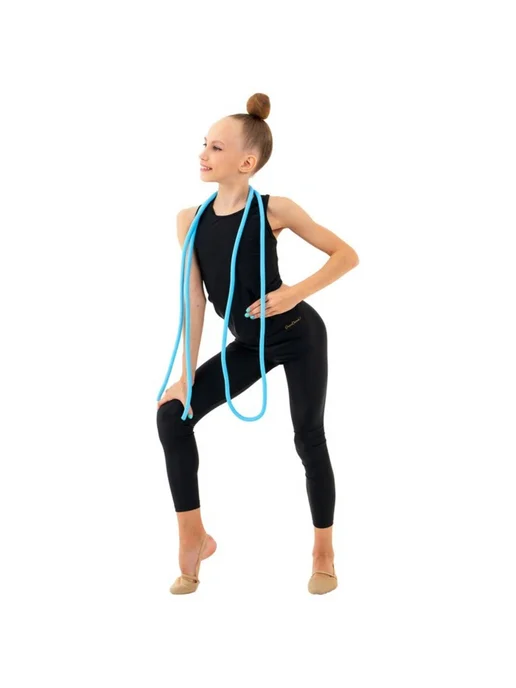 Grace Dance Утяжелённая скакалка для гимнастики, 3 м, голубая, 3 м, фото 8