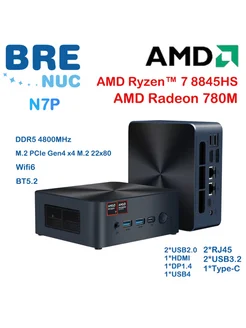 Мини-ПК,AMD Ryzen7 8845HS,квазисистема,домашний офис BRENUC 278840644 купить за 34 409 ₽ в интернет-магазине Wildberries