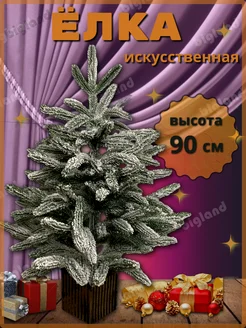 Елка искусственная заснеженная 60 см bigland 278902123 купить за 1 895 ₽ в интернет-магазине Wildberries