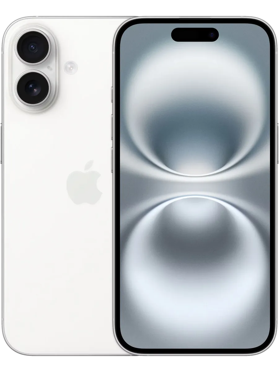 Apple Смартфон iPhone 16 128 ГБ белый