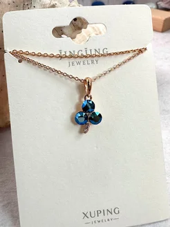 Амулет "Трилистник" xuping jewelry 278917702 купить за 1 376 ₽ в интернет-магазине Wildberries