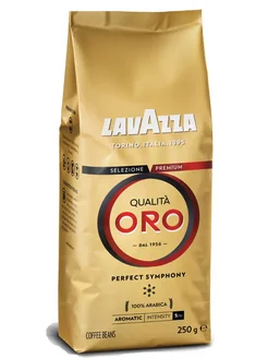 Кофе в зернах Лавацца Qualita Oro, 250 гр. Lavazza 278921652 купить за 441 ₽ в интернет-магазине Wildberries