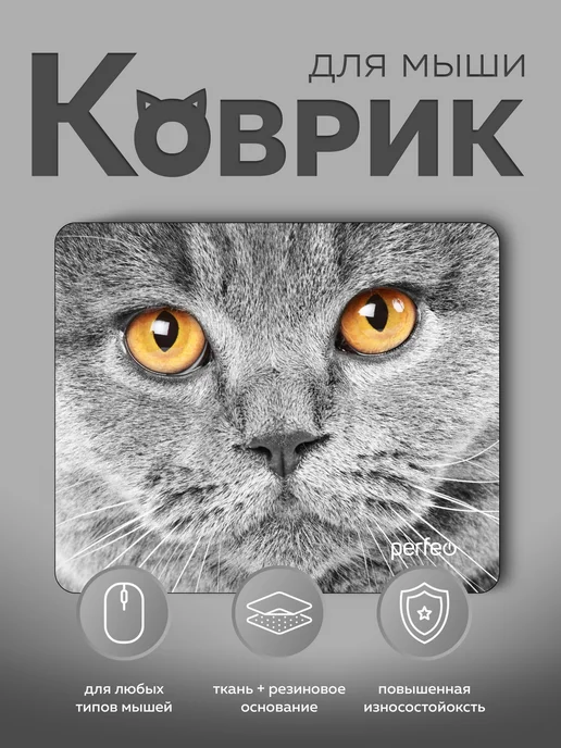 Коврик для мышки "Cat", Рис.42 (240*200*2 мм) image