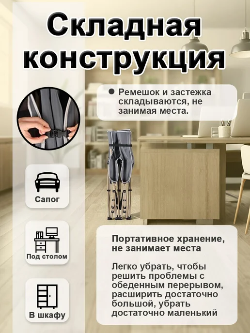 Раскладушка с матрасом взрослая туристическая, серый, фото 2