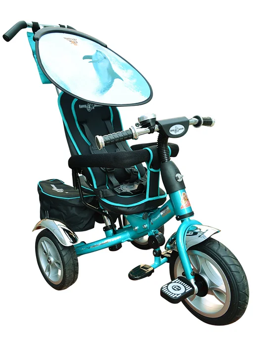 Lexus Trike Велосипед трехколесный Original VIP MS-0561, голубой, фото 3