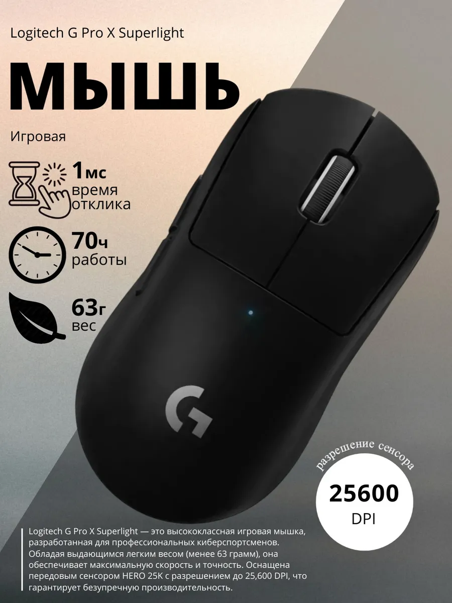 Игровая мышка G Pro X Superlight