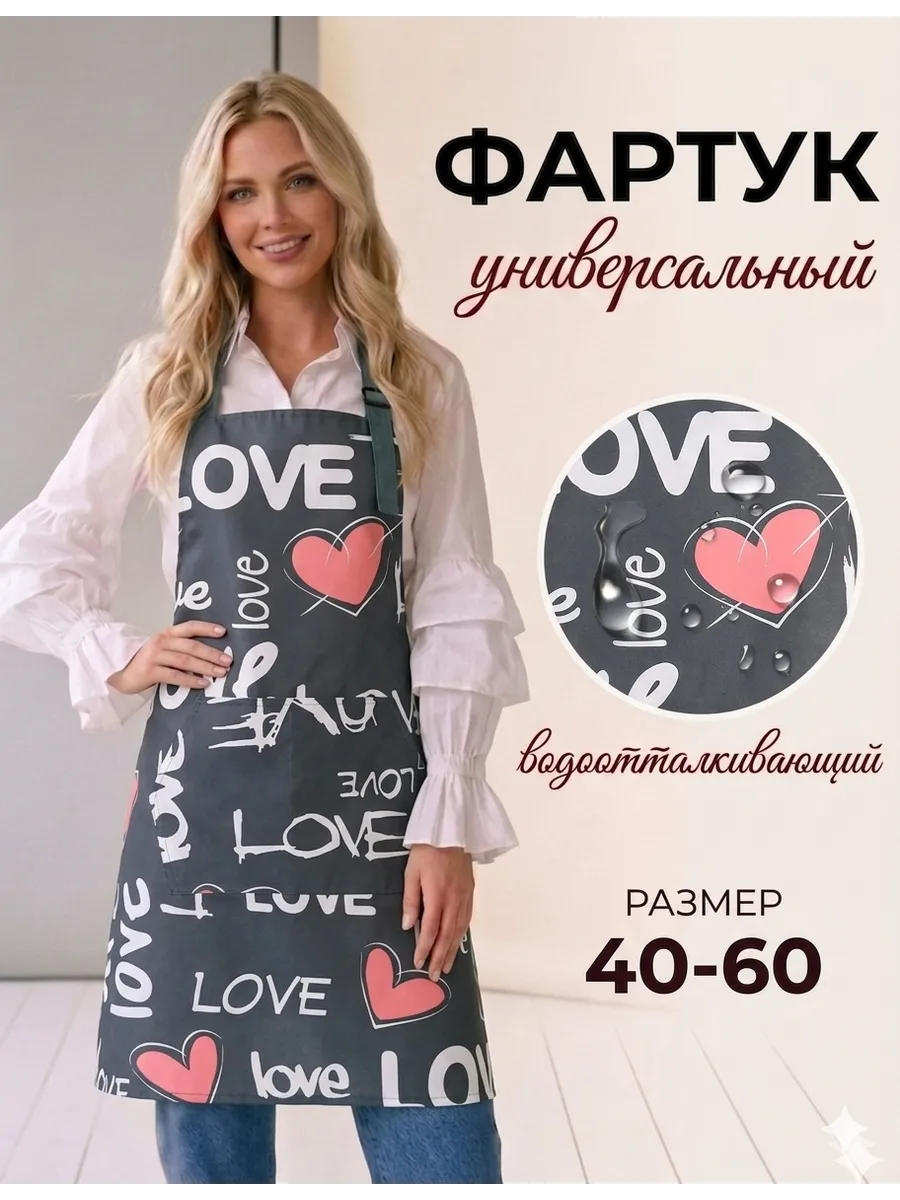 Фартук кухонный повара непромокаемый