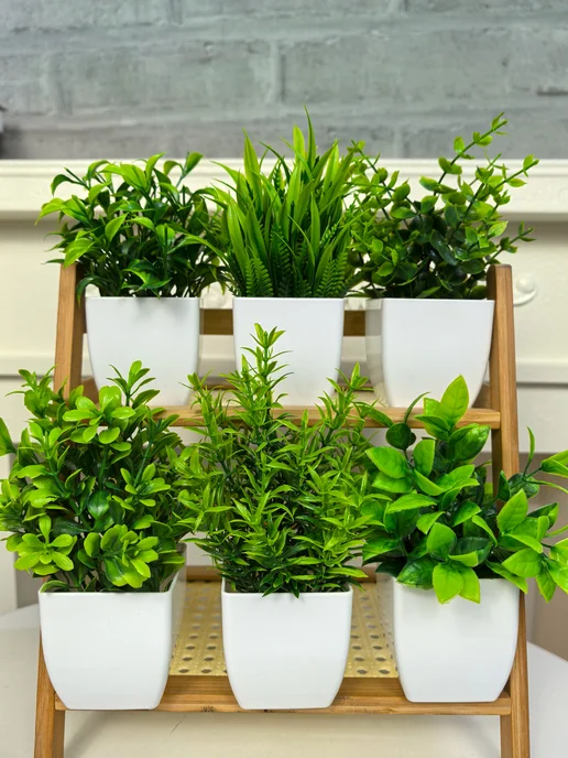 IKEA Искусственные цветы в горшке кашпо для декора, белый, фото 7