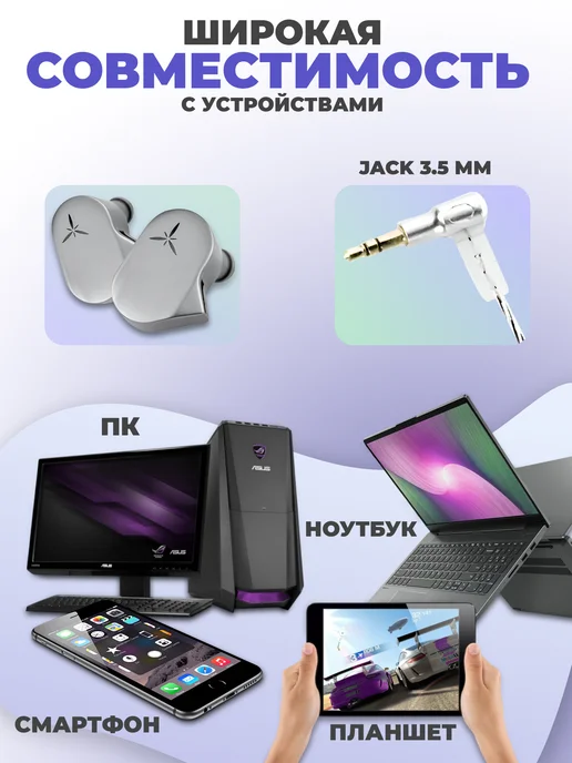 MoonDrop Проводные наушники LAN, серый, серый, фото 2