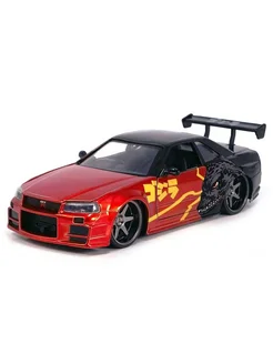 Набор Jada Hollywood Rides 1 24 Godzilla Nissan GTR 35133 Jada Toys 279049037 купить за 3 438 ₽ в интернет-магазине Wildberries