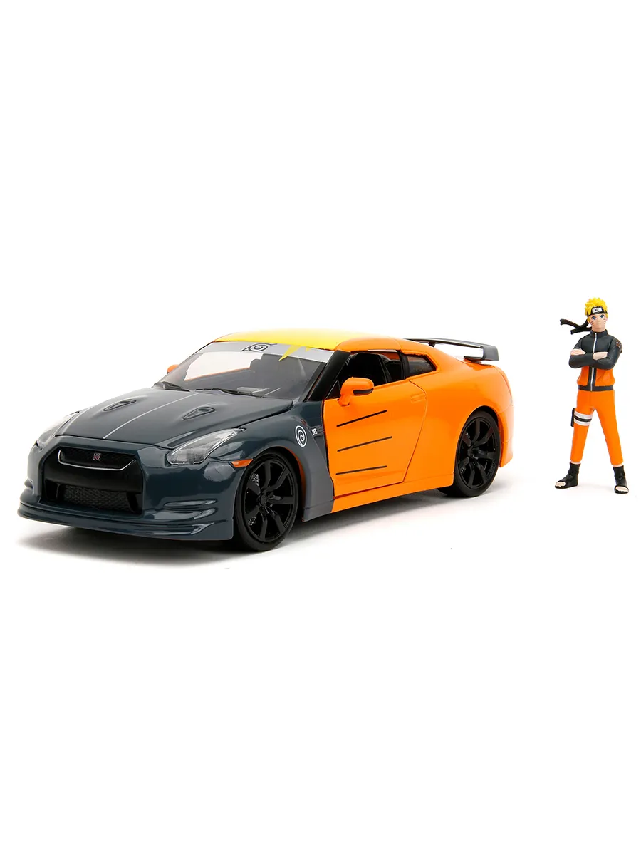 Набор Jada Hollywood Rides 1:24 2009 Nissan GTR with Naruto