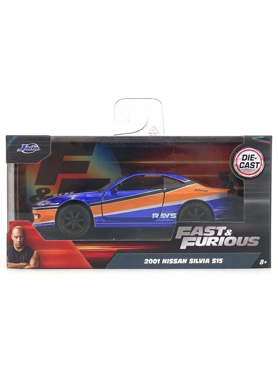 Набор Jada Форсаж 1:32 FF 2001 Nissan Silvia S15 34446