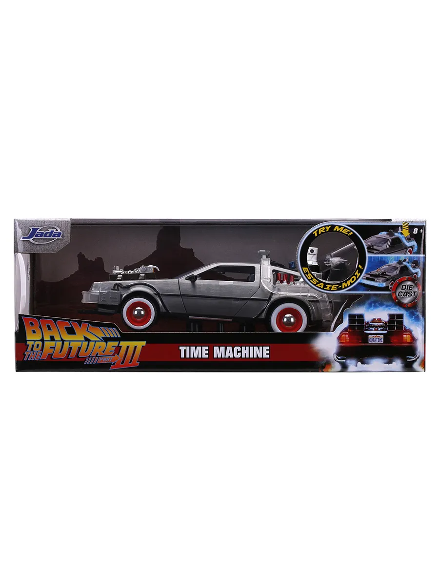 Машинка Hollywood Rides Назад в будущее 1:24 Машина времени