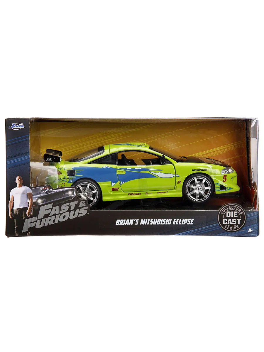 Машинка Форсаж 1:24 FF 1995 Mitsubishi Eclipse 97603