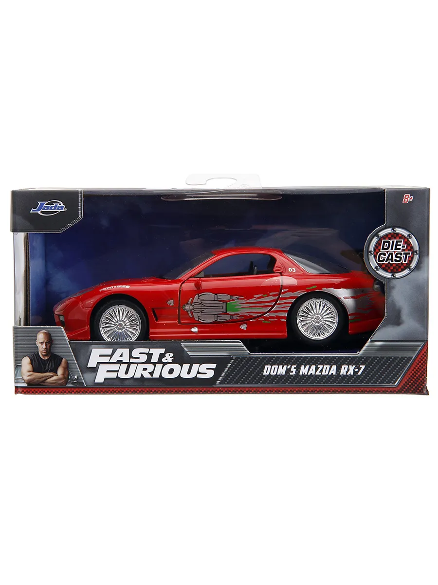 Машинка Форсаж 1:32 FF 1993 Mazda RX-7 FD3S-Wide Body 98377