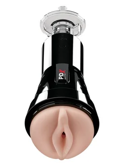 Телесный вибромастурбатор-вагина Cock Compressor Vibrating