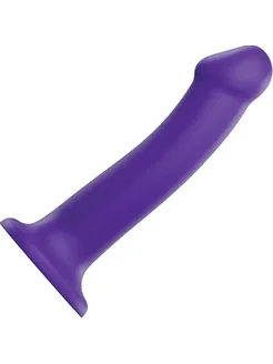 Фиолетовый фаллоимитатор-насадка Dildo Dual