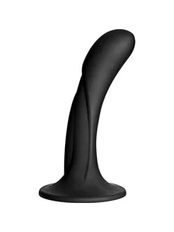 Черная изогнутая насадка Vac-U-Lock G-Spot - 16,5 см