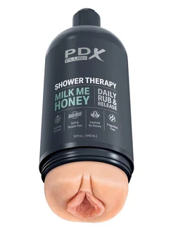 Телесный мастурбатор-вагина Shower Therapy Milk Me Honey