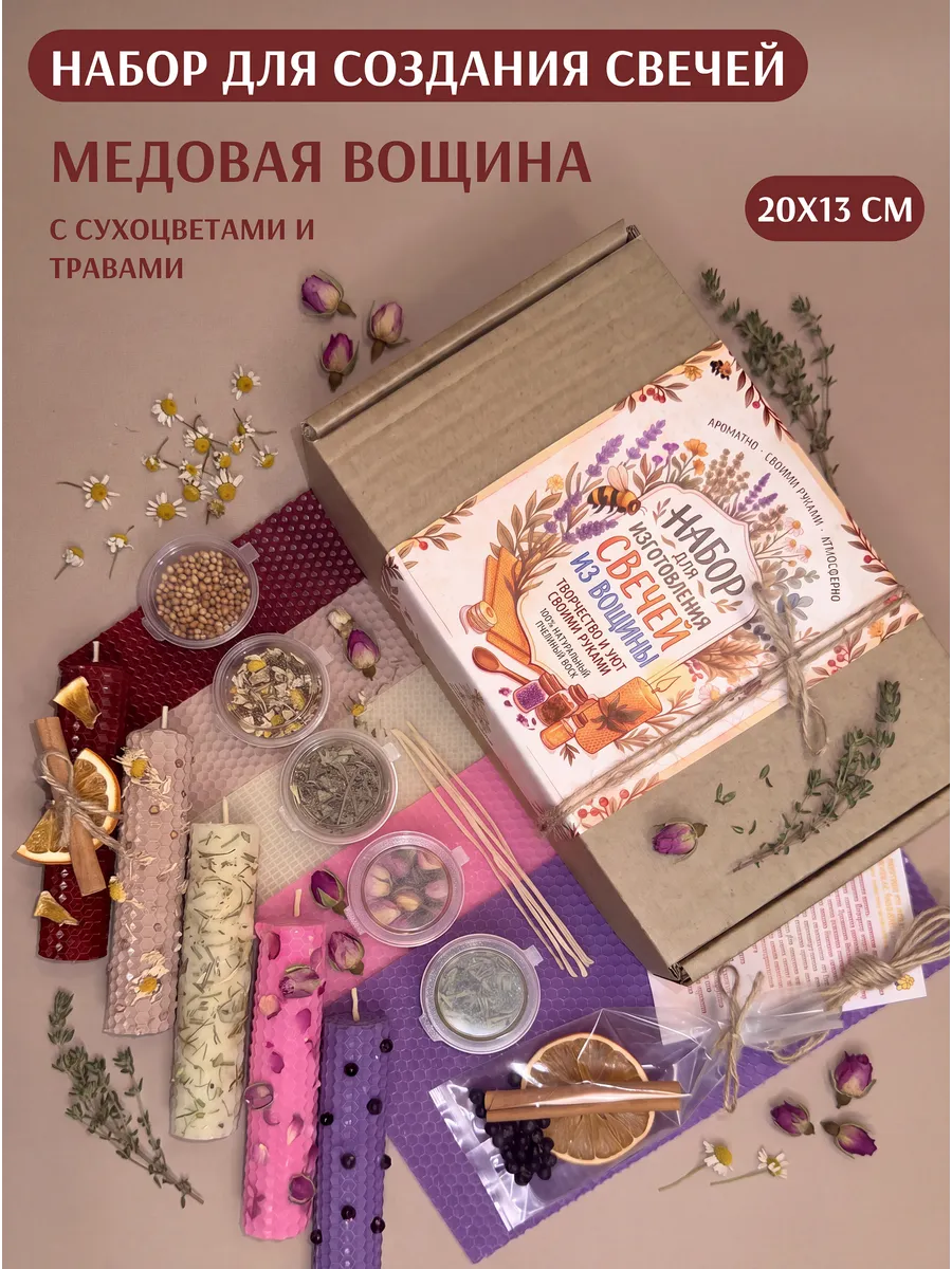 Подарочный набор для изготовления свечей