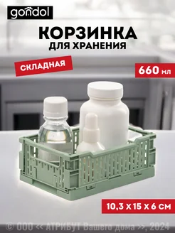 Корзинка для хранения мелочей пластиковая XS 0.66 литра