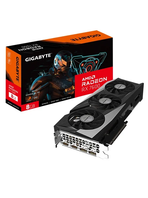Видеокарта AMD Radeon RX 7600 GAMING OC 8G 8 Гб