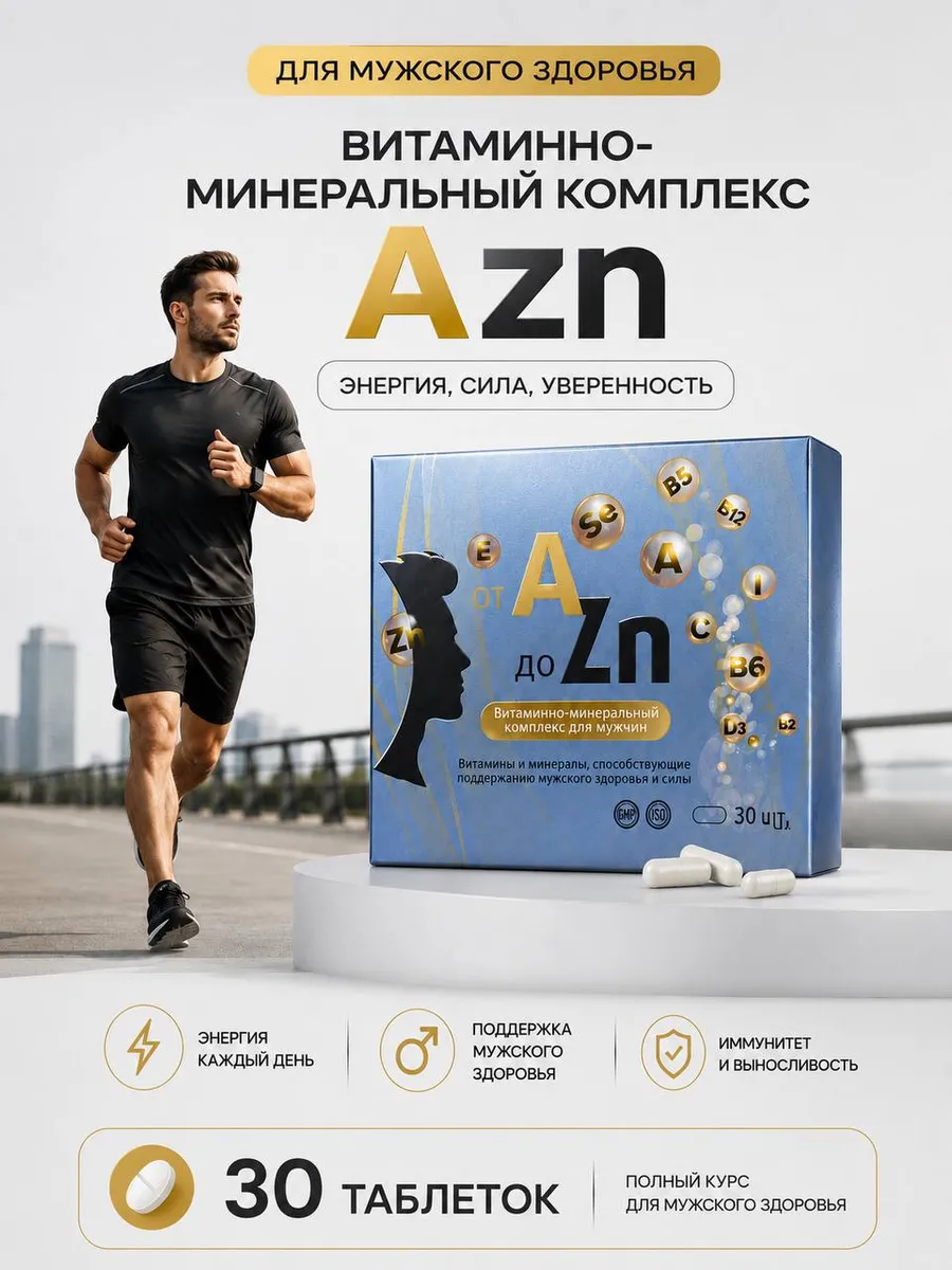 БАД Витамины для мужчин комплекс мультивитамины 30 шт.