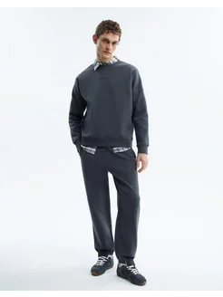 Тёмно-серые спортивные брюки Relaxed с принтом Gloria Jeans 279419212 купить за 2 843 ₽ в интернет-магазине Wildberries