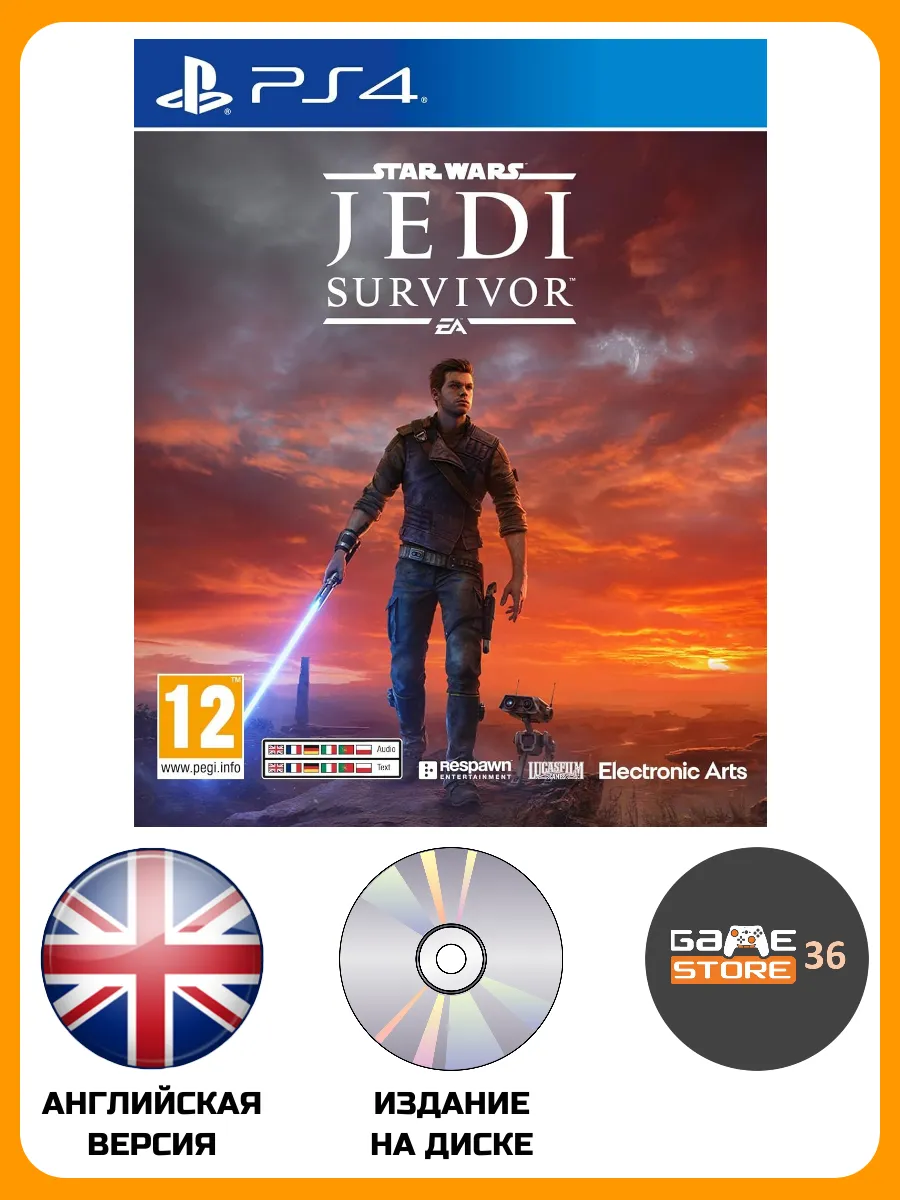 Видеоигра Star Wars Jedi Survivor PS4, английская версия