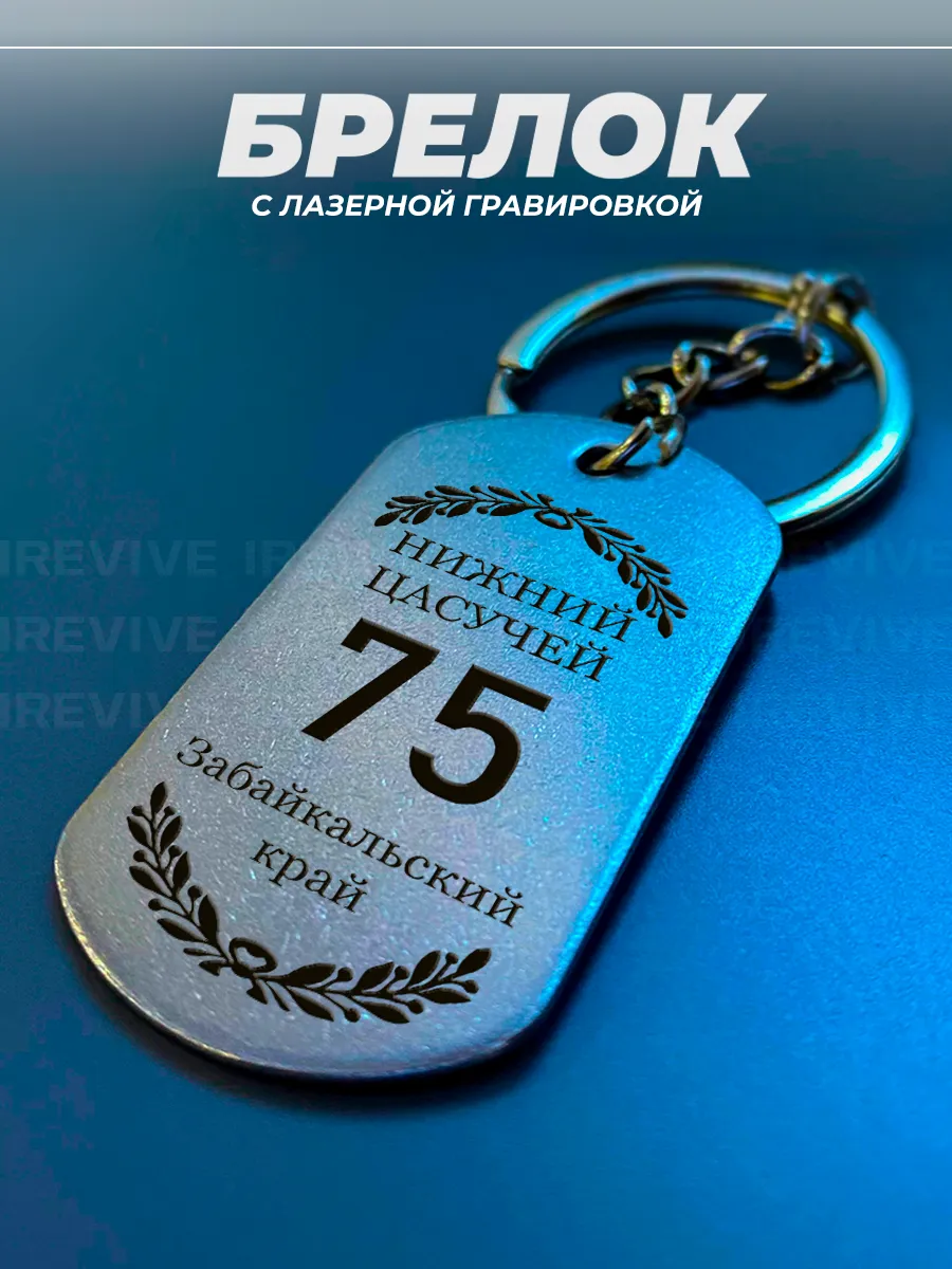 Брелок город Нижний Цасучей, Забайкальский край регион 75